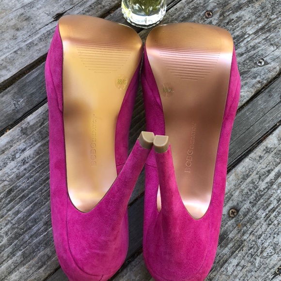🌺 BCBGeneration BNIB Scottie Hot Purple Pumps 8M! - Picture 7 of 10